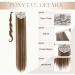 32 inches Super Long Straight Wrap Around Ponytail Hair Extension Clip in Ponytail Hair Extensions Hairpiece for Women Light Brown & Ash Blonde - Buy Online on GoSupps.com