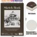 9x12 Top Spiral Bound Sketch Book - 100-Sheet Pack (68lb/100gsm) Acid-Free Art Paper for Drawing, Painting, Writing - Ideal for Kids, Adults, Beginners, Artists - Buy Online on GoSupps.com