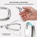 Professional Podiatrist Toe Nail Clipper for Thick & Ingrown Nails - Japanese Stainless Steel - Heavy Duty Curved Cutting Edge - Men, Women & Seniors - Buy Online on GoSupps.com