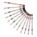 Angoily 36 pcs Cosmetic Pencil Eye Eyebrow Eyeliner Long Lip Makeup Colorful Pen Liner Lasting Waterproof 1 count (Pack of 1) As Shownx3pcs