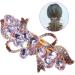 Angoily Rhinestone Hair Clip Hair Barrettes for Women Thick Hair Rhinestones Hair Clips for Women Formal Mini Claw Clips for Hair Rhinestones Hair Barrette Girl Metal Bride Top Clip Purple - Buy Online on GoSupps.com