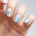 Avoa Beauty Nail Film - I Sea What You Did There | Turquoise White Gold Marble Nail Art Design | 20 Long-Lasting Self-Adhesive Nail Wraps for Stunning Manicure - Buy Online on GoSupps.com