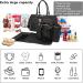 Buy Miss Lulu LT6638 BK Baby Changing Bag | Stylish Black Diaper Bag | International Shipping Available - Buy Online on GoSupps.com