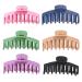Yisscen 6 Pcs Large Irregular Hairpins - Slip-Resistant Plastic Claw Clips (4.33 inch) for Women | Reusable Hair Accessories - Buy Online on GoSupps.com