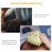 Sndyi Silicone Scalp Massage Brush - Reduce Dandruff & Stimulate Hair Growth | Wet & Dry Use | Light Yellow - Buy Online on GoSupps.com