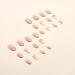 24pcs Pink Glitter Oval False Nails with Rhinestone - Press On Nails for Women and Girls | Full Cover Acrylic Fake Nails - Removable Glue-on Nail Art Accessories - Buy Online on GoSupps.com