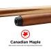 Viper Commercial House 1-Piece Canadian Maple Billiard Pool Cue 57-Inch (21 oz) - Buy Online on GoSupps.com