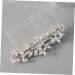 Housoutil Rhinestone Hair Combs Wedding Hair Comb Hair Comb Clips Hair Side Comb Bridal Hair Comb Hair Combs for Wedding Decor Tiara Rhinestones Bride Accessories Zinc Alloy White - Buy Online on GoSupps.com