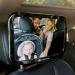 Baby Car Mirror - Wide Shatterproof Safety Infant Mirror for Rear Facing Car Seat - Sleek Black Design - Buy Online on GoSupps.com