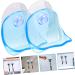 Hakidzel 2-Pack Suction Cup Razor Holder Rack - Wall-Mounted Shaver Storage for Bathroom - Buy Online on GoSupps.com