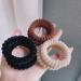 Grutyopkn Velvet Spiral Hair Ties 4 Pack - Elastic No Crease Ponytail Bands for Women - Multi-colored - Buy Online on GoSupps.com