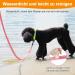 X XBen 10m Waterproof Dog Drag Line - Rubberized Training Leash with Lockable Carabiner & Hand Loop for Medium-Sized Dogs - Pink - Buy Online on GoSupps.com
