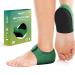 Plantar Fasciitis Heel Protector for Shoes - Welnove Anti Slip Heel Cups for Women Men Heels Spur Pain Relief - Heel Inserts Pads for Achilles Tendonitis Dry Cracked Heel Support Cushion(Size L) Green L - Men 8.5-14 Women 9.5-13