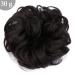 Silk-Co Hair Part with Rubber Band | Wavy Soft Bun & Thickening Hair Extensions | Dark Brown Messy Bun Updo - 25g - Buy Online on GoSupps.com