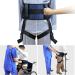 Transfer Gait Belt with 6 Handles & Leg Loops - Dark Blue Ideal for Safe Mobility & Support | International Shipping Available - Buy Online on GoSupps.com