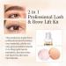 2-in-1 Lash Perming and Brow Lifting Set DONG RHYME Lash Lifting Set Eyelash Lift and Eyebrow Laminating Kit Professional Eyelash and Eyebrow Lifting Set Quick Dry and Long Lasting - Buy Online on GoSupps.com