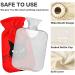Soft Cat Hot Water Bottle with Cover - Warm Up Your Bed & Relieve Neck & Shoulder Pain | 2L Red Background - Buy Online on GoSupps.com