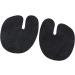 Enhanced Comfort Black Leather Forefoot Pads - Easy to Use Flip Flops Protection for Sandals & Slippers | International Shipping - Buy Online on GoSupps.com