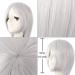MapofBeauty 40 Silver Gray Anime Costume Long Straight Cosplay Wig - Perfect Party Accessory - Buy Online on GoSupps.com