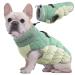 Kuoser warmth dog coat windproof dog jacket reflective dog coat for small dogs dog coat winter outside dog coat large dogs with zipper with zipper green m m green