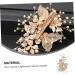 FRCOLOR Flower Leaf Hairpin Hair Accessory for Women Bobby Pin Hair Clips Womens Barrettes for Hair Bobby Clip Hair Cutting Guide Tool Crystal Headpiece Rhinestone Headgear Miss To Weave - Buy Online on GoSupps.com