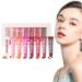 zwxqe Flavored Lip Gloss Set for Girls Fruit Flavored Lip Oil for Dry Lips 8X Lip Gloss Set with Fruity Flavors Clear Lip Gloss in Assorted Flavors Long Lasting Repairing Lip Gloss Set Fruit Flavored L