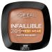 L'Or al Paris long -lasting and opaque bronzer for a natural and matt tan infaillable 24h Fresh Wear Soft Matte color: 350 medium 1 piece 350 medium 9 g (1 Pack)