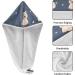 Starry Sky Bears Hair Towel 2 Pack | Super Absorbent Quick Dry Hair Turbans - Perfect for Women & Girls - Buy Online on GoSupps.com