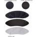 Soft Mesh Heel Grips Pads for Loose Shoes - 4 Pack (Black) - Buy Online on GoSupps.com