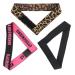 Elastic Wig Bands for Lace Melting - 3 Pcs Set for Wig Stability and Edges Laying - Leopard, Black, Rose Gold - Buy Online on GoSupps.com