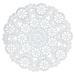 Royal Lace Fine Quality Paper Products Medallion Lace Round Paper Doilies 4-Inch White 1 Piece Pack of 40 each