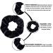 Whaline 12 Pack Velvet Hair Scrunchies - Soft Elastic Hair Bands in Black - Buy Online on GoSupps.com