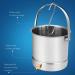 Smokitcen Stainless Steel Coffee Enema Bucket Kit - 2 Quart Capacity for Cleansing Detox Enemas - Buy Online on GoSupps.com