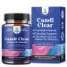 Natures Craft Candi-Clear Body Cleanse Detox for Women - Anti Overgrowth Gut Detox for Women with Caprylic Acid Black Walnut Wormwood and Oregano - Full Body Cleanse with Pre and Probiotics
