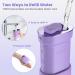 Portable Water Flosser Kit | Cordless Rechargeable Mini Oral Irrigator with DIY Mode | 5 Jet Tips | IPX7 Waterproof | for Travel and Home - Mini Purple - Buy Online on GoSupps.com