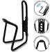 Universal Black Aluminum Bike Bottle Holder - Extra Reinforced for Racing MTB Trekking & Children's Bikes - Includes Assembly Screws for Secure Fit - Buy Online on GoSupps.com