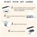Buy Individual Eyelash Clusters - Natural D Curl 12mm Segments for DIY Extensions | Quewel Eyelashes - Buy Online on GoSupps.com