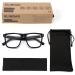 GLINDAR Blue Light Blocking Glasses - Oversized Square Computer Glasses for Women Men, Reduce Eye Strain, Black - Buy Online on GoSupps.com