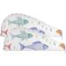 Rainbow Fishes Hair Towel 2 Pack - Super Absorbent Quick Dry Turbans for Women & Girls | Hair Drying Towels with Button Wrap - Buy Online on GoSupps.com