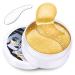 30 Pairs Under Eye Patches Eye Gel Masks Reduce Dark Circles and Puffiness Eye Wrinkle Skin Care Gifts for Women Girl Christmas(Gold)