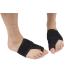 Bunion splint with soft comfortable lining and two straps for additional support.