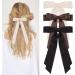 REYIN-CHHN Hair Bows for Women Hair Ribbons with Metal Alligator Clips Coquette Bows Preppy Teen Girl Gifts Trendy Stuff Cute Hair Accessories Aesthetic Things (black brown khaki) - Buy Online on GoSupps.com