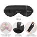 Haskirky Light Blocking Eye Mask for Deep Sleep and Comfort - Breathable, Adjustable, Ideal for Travel, Yoga, Meditation - Men and Women - Buy Online on GoSupps.com