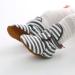 LACOFIA Baby Anti-Slip Soft Sole Slipper Booties | 12-18 Months | Dark Gray Stripes - Buy Online on GoSupps.com