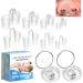 10PCS Reusable Anti Snore Devices - Stop Snoring Solution for Men and Women | Silicone Nose Vents & Magnetic Clips | Nasal Snorers Sleep Aid (S M L XL) - Buy Online on GoSupps.com