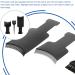 KALLORY Hair Coloring Paddle 3 Pc Highlighting Board Set - Black | Dyeing Brush Kit for Precision Hair Color Application - Buy Online on GoSupps.com