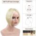 10 Inch Blonde Human Hair Topper for Women - Clip in Wig Topper for Thinning Hair - 613# Lightest Blonde - Women's Hair Loss Solution - Buy Online on GoSupps.com