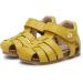 Falcotto Alby Closed Toe Fisherman Leather Sandals - 6 UK Child - Yellow - Buy Online on GoSupps.com
