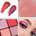 16 Colors Waterproof Pink Red Eyeshadow Palette - Highly Pigmented Matte and Shimmer Shades - Long-Lasting Eye Makeup Palette - Buy Online on GoSupps.com