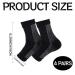 Neuropathy Socks for Men and Women - 4 Pairs, Plantar Fasciitis Relief, Ankle Injury Prevention and Pain Relief - Buy Online on GoSupps.com